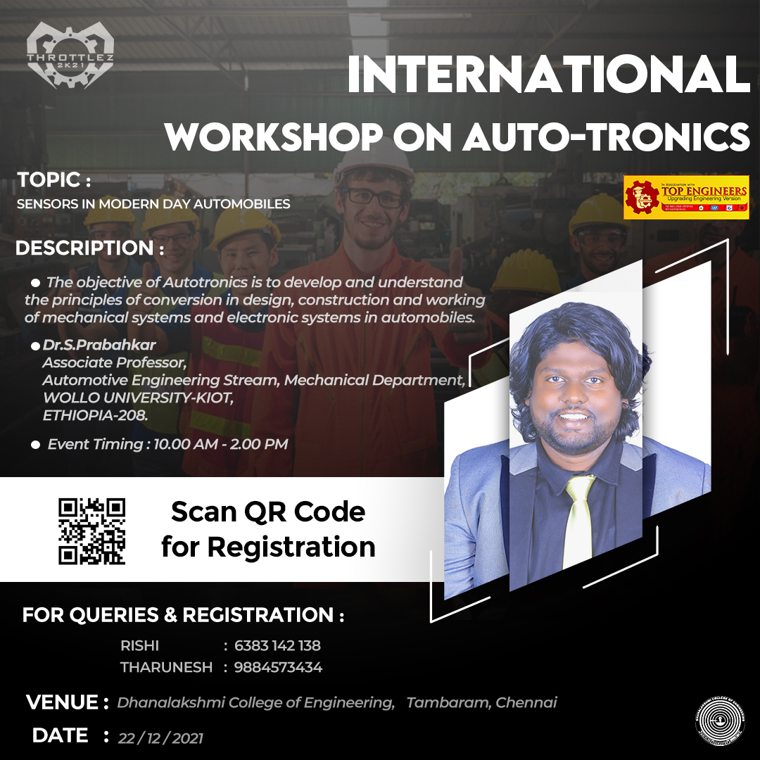 International Workshop on Autotronics (Auto - 2021)